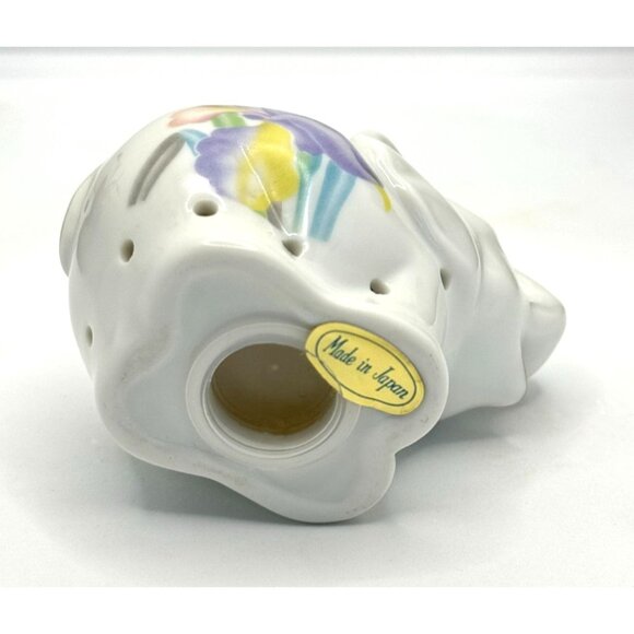 Vintage Elephant Pomander Potpourri Hanging Porcelain Ornament Figurine - Picture 4 of 5